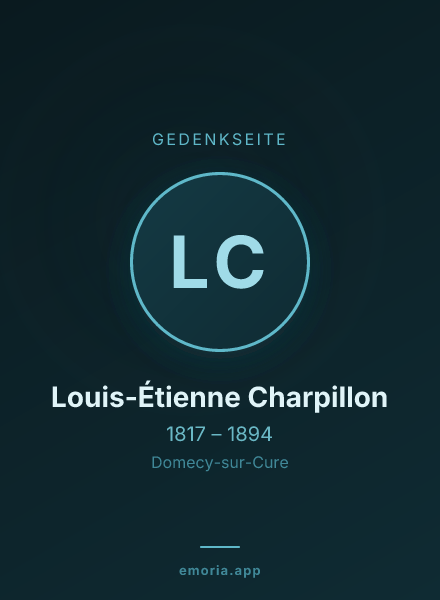 Gedenkportrait von Louis-Étienne Charpillon
