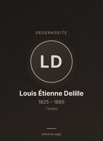 Gedenkportrait von Louis Étienne Delille