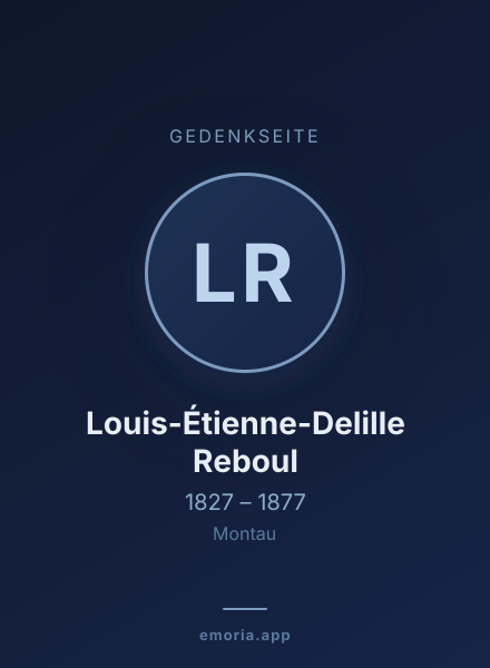 Gedenkportrait von Louis-Étienne-Delille Reboul