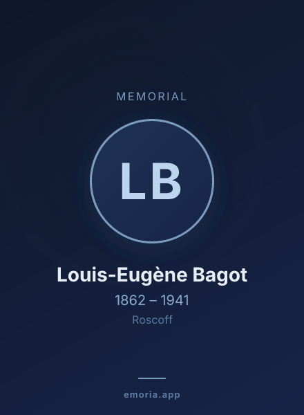 Memorial portrait of Louis-Eugène Bagot
