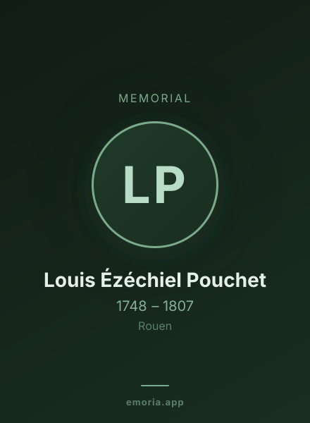 Memorial portrait of Louis Ézéchiel Pouchet