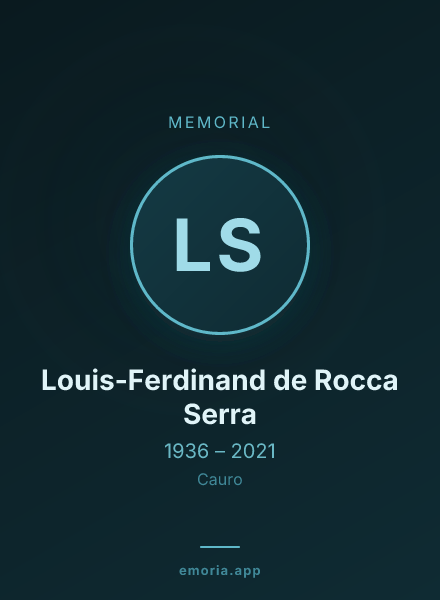 Memorial portrait of Louis-Ferdinand de Rocca Serra