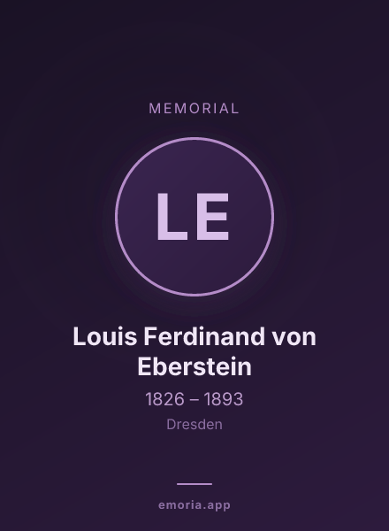 Memorial portrait of Louis Ferdinand von Eberstein