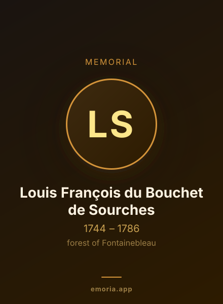 Memorial portrait of Louis François du Bouchet de Sourches