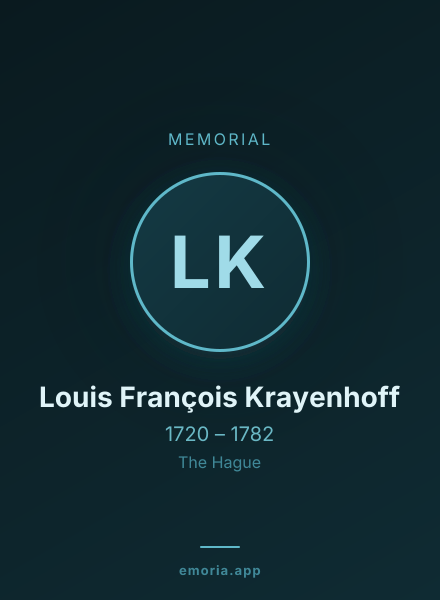 Memorial portrait of Louis François Krayenhoff