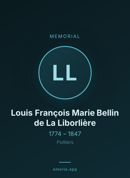 Memorial portrait of Louis François Marie Bellin de La Liborlière