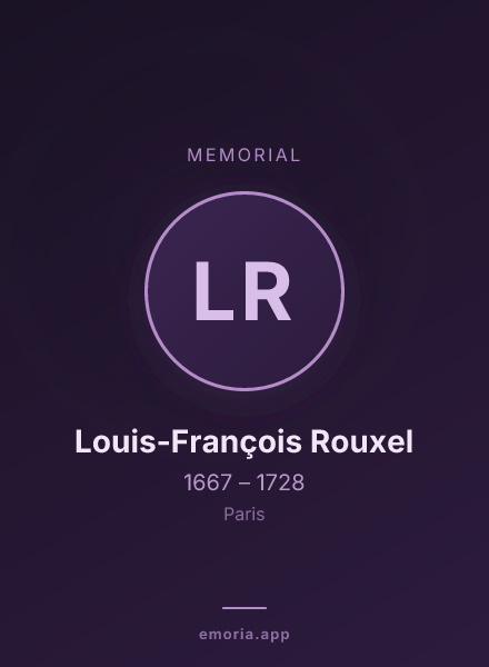 Memorial portrait of Louis-François Rouxel