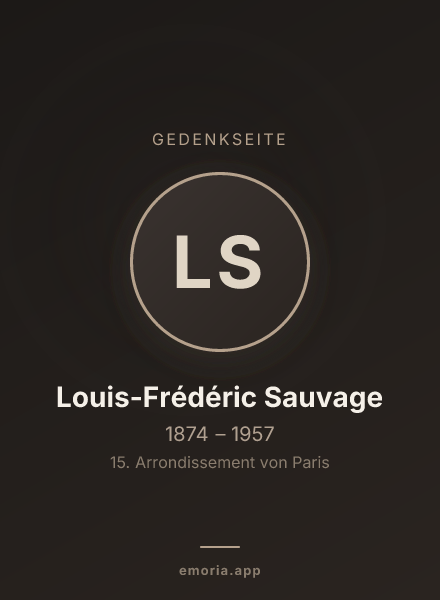 Gedenkportrait von Louis-Frédéric Sauvage