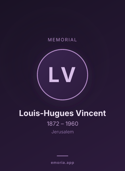 Memorial portrait of Louis-Hugues Vincent