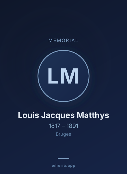 Memorial portrait of Louis Jacques Matthys