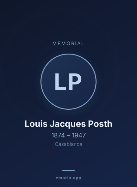 Memorial portrait of Louis Jacques Posth