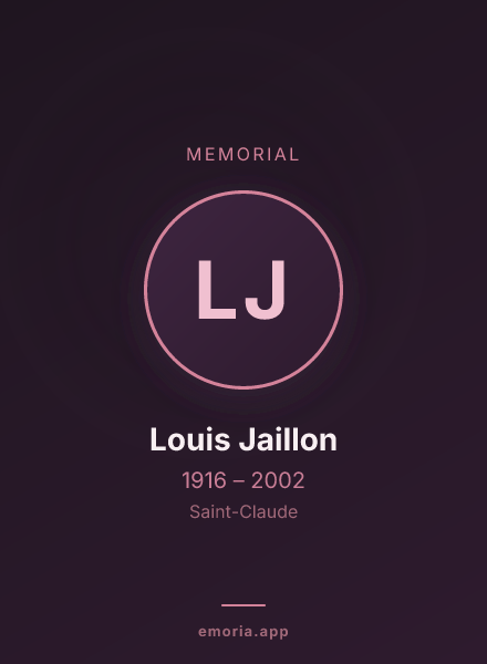 Memorial portrait of Louis Jaillon