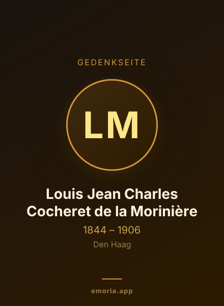 Gedenkportrait von Louis Jean Charles Cocheret de la Morinière
