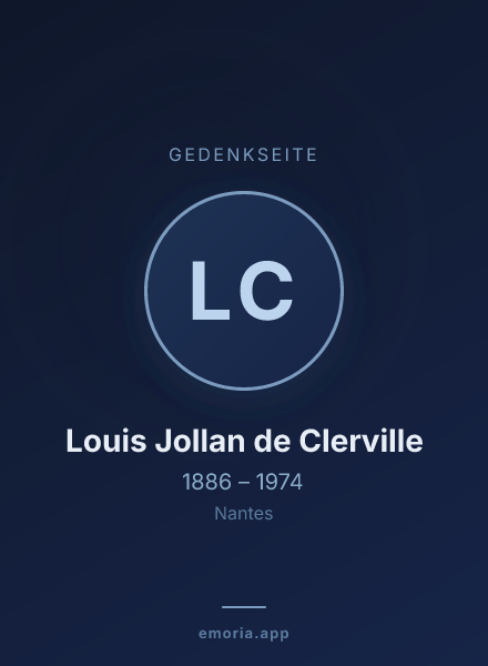 Gedenkportrait von Louis Jollan de Clerville
