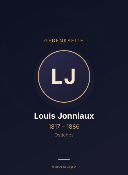 Gedenkportrait von Louis Jonniaux