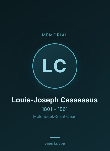 Memorial portrait of Louis-Joseph Cassassus