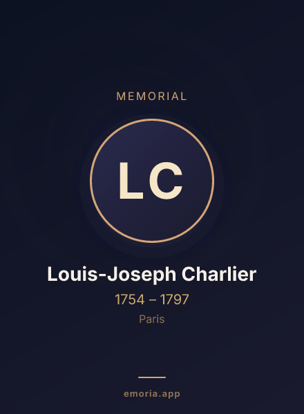 Memorial portrait of Louis-Joseph Charlier