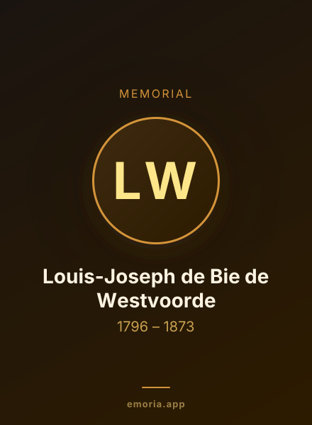 Memorial portrait of Louis-Joseph de Bie de Westvoorde