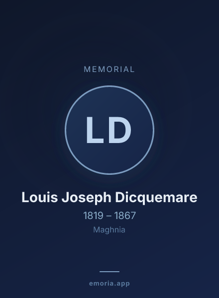 Memorial portrait of Louis Joseph Dicquemare