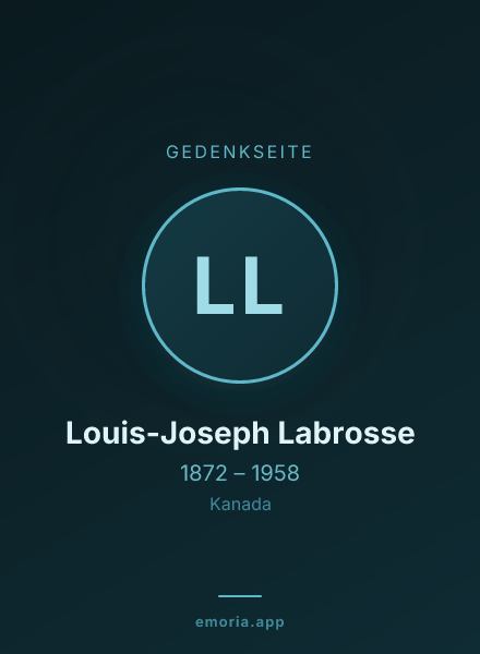 Gedenkportrait von Louis-Joseph Labrosse