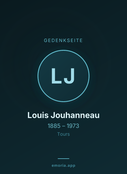 Gedenkportrait von Louis Jouhanneau
