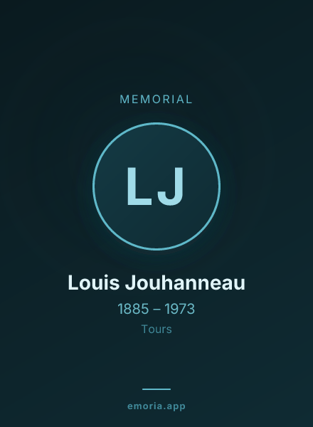 Memorial portrait of Louis Jouhanneau