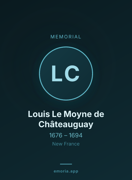 Memorial portrait of Louis Le Moyne de Châteauguay