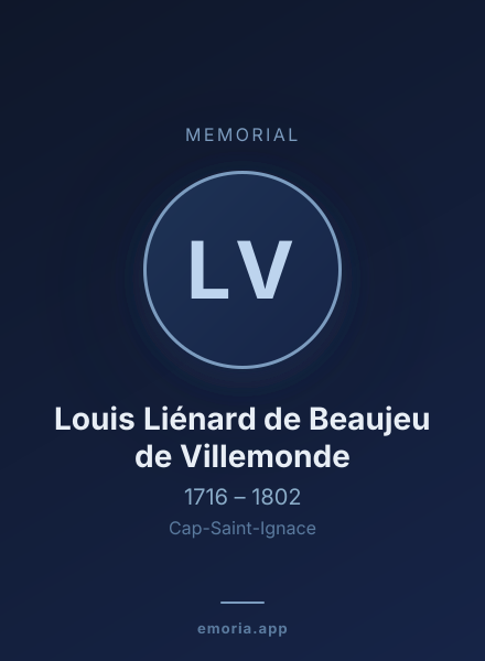 Memorial portrait of Louis Liénard de Beaujeu de Villemonde