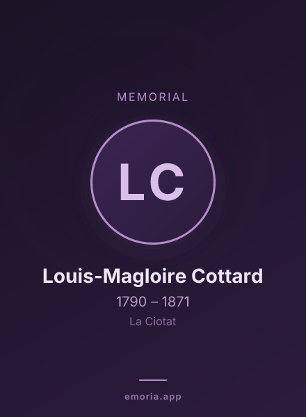 Memorial portrait of Louis-Magloire Cottard