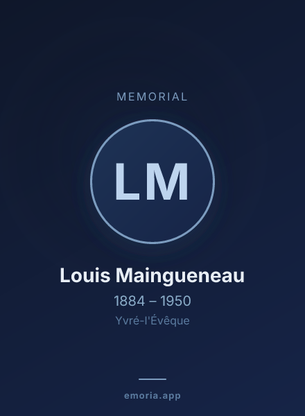 Memorial portrait of Louis Maingueneau