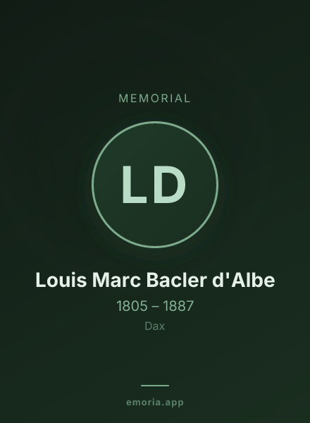 Memorial portrait of Louis Marc Bacler d'Albe