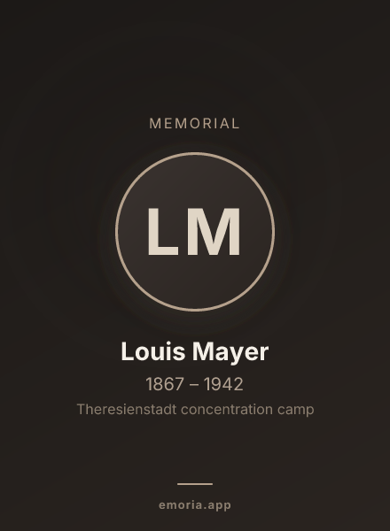 Memorial portrait of Louis Mayer