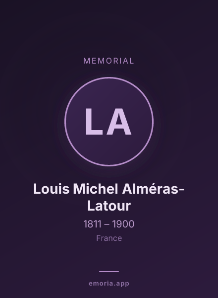 Memorial portrait of Louis Michel Alméras-Latour