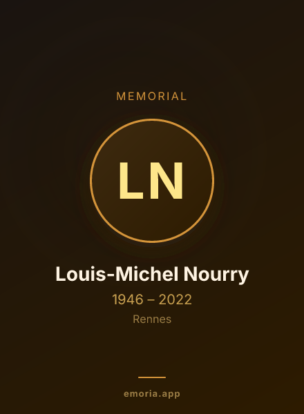 Memorial portrait of Louis-Michel Nourry