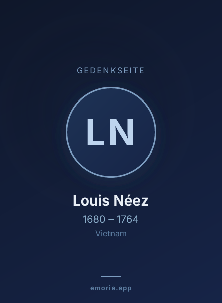 Gedenkportrait von Louis Néez