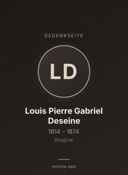 Gedenkportrait von Louis Pierre Gabriel Deseine