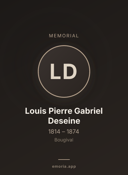 Memorial portrait of Louis Pierre Gabriel Deseine
