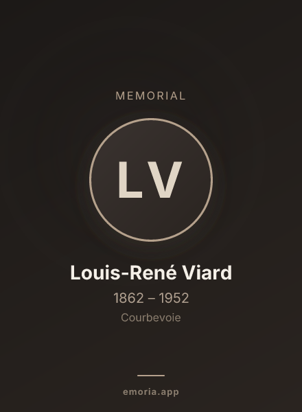 Memorial portrait of Louis-René Viard