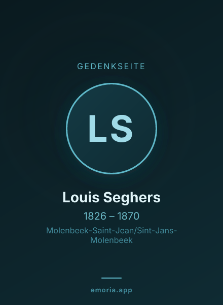 Gedenkportrait von Louis Seghers