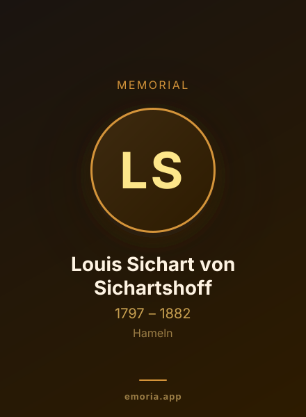 Memorial portrait of Louis Sichart von Sichartshoff