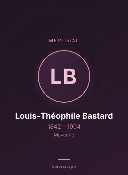 Memorial portrait of Louis-Théophile Bastard