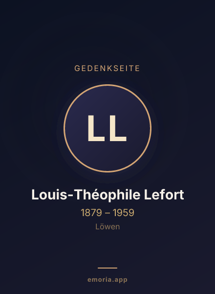 Gedenkportrait von Louis-Théophile Lefort