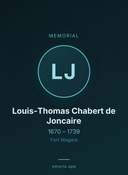 Memorial portrait of Louis-Thomas Chabert de Joncaire