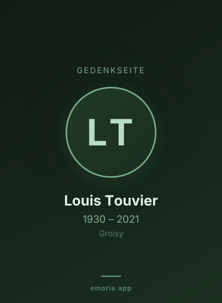 Gedenkportrait von Louis Touvier