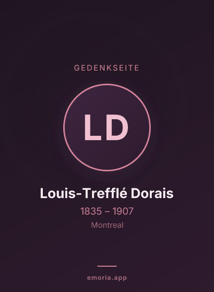 Gedenkportrait von Louis-Trefflé Dorais