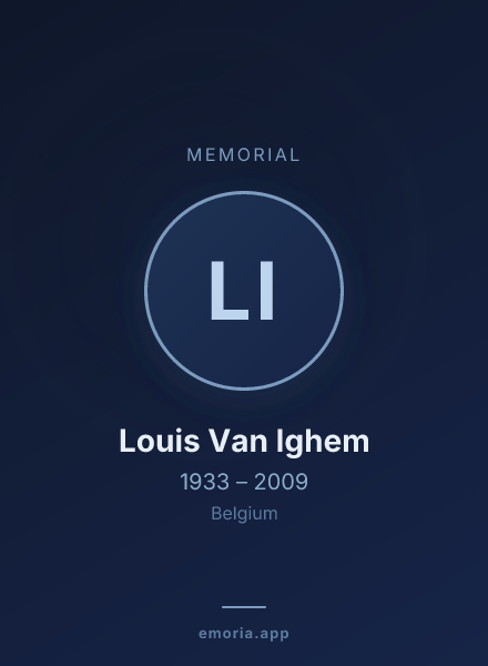 Memorial portrait of Louis Van Ighem