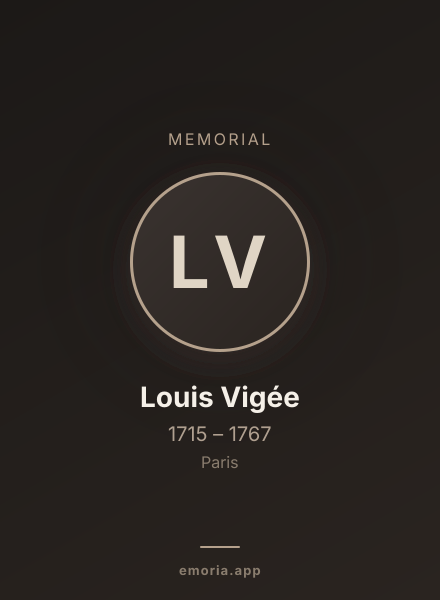 Memorial portrait of Louis Vigée