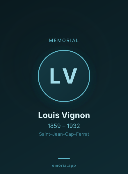 Memorial portrait of Louis Vignon