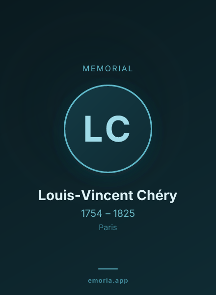 Memorial portrait of Louis-Vincent Chéry
