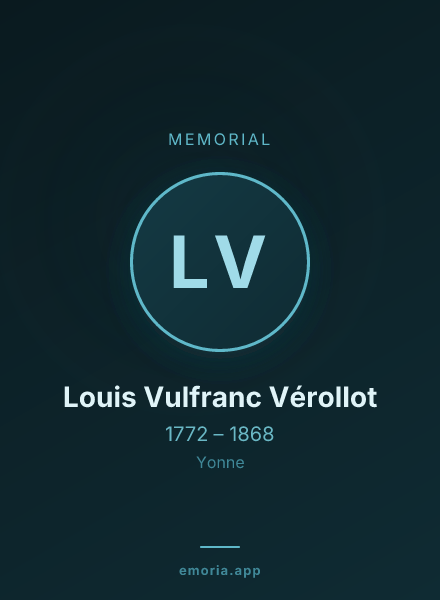 Memorial portrait of Louis Vulfranc Vérollot